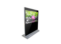 65 inç büyük dokunmatik ekran manzara İnsan kiosk indüksiyon lcd çoklu dokunmatik ekran reklam oyuncu
