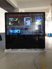 Yatay Android Dokunmatik Ekran Kiosk Sistemleri Totem LCD Reklam Makinesi