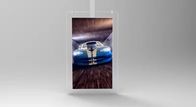 55 inç Siyah Beyaz QLED Android Sistemi Süper İnce Cam Çerçeveli Serbest Daimi Çatı Montajlı LCD Dijital Tabela
