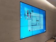 Shop Mail için Sorunsuz Dar Çerçeve LCD Video Duvar HD 4K Çözünürlük Ekranı 55 İnç