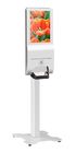 22 inç Kiosk Dokunmatik Ekran Monitör Kızılötesi İndüksiyon Dezenfektan Dispenseri