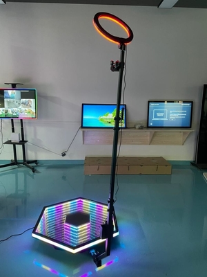 Dönen 3D Holografik Ekran Otomatik 360 Derece Selfie Kabini