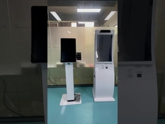 Fast Food Restaurant için Mini Kavisli 23,6 İnç Self Servis Kiosk Dokunmatik Ekran Tasarımı Siparişi