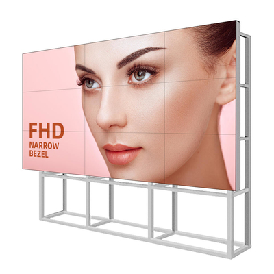 Özel dar çerçeve 46 49 55 inç LCD video duvar reklam oyuncuları Dijital Tabela ve Ekran Ekleme Ekranı