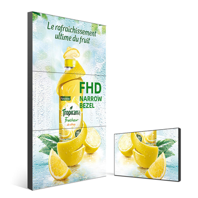 Özel dar çerçeve 46 49 55 inç LCD video duvar reklam oyuncuları Dijital Tabela ve Ekran Ekleme Ekranı
