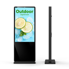 65 inç Açık Zemin Ayakta LCD Reklam Ekranı Dijital Tabela 2500nits Suya Dayanıklı