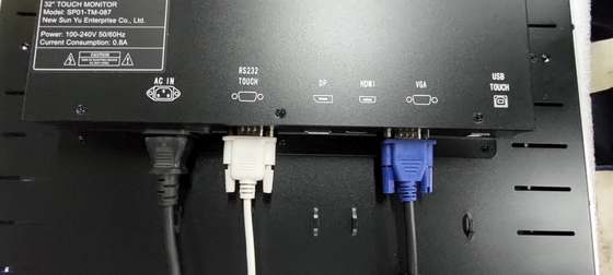 PCAP dokunmatik ekran LCD ekran boyutu 10.1inç ile 98inç arasında oyun makinesi için renkli LED lambaları ile
