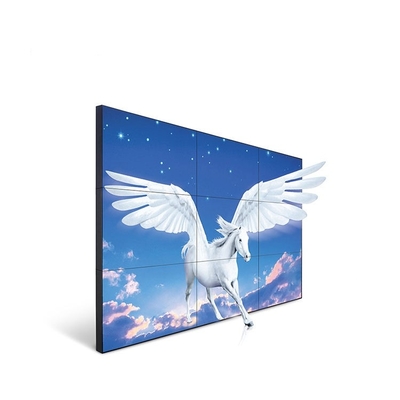İç Mekan Dijital Tabela Video Duvarı 2K 4K HD 2x3 3x3 Dar Çerçeveli LCD Video Duvarı