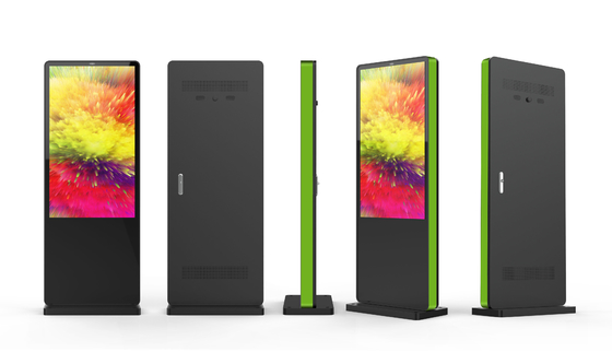 Çift Taraflı Dış Mekan LCD Reklam Oynatıcı 32 55 86 İnç Kapasitif Kiosk