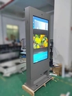 Çift Taraflı Dış Mekan LCD Reklam Oynatıcı 32 55 86 İnç Kapasitif Kiosk