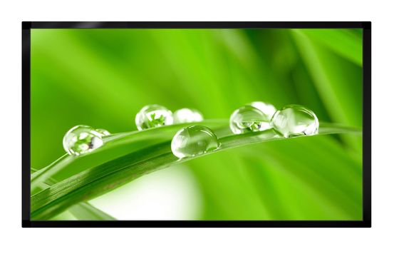 55 inçlik Dijital İşaret LCD Reklam Ekranı 10 Nokta Çoklu Dokunma Duvar Montajlı