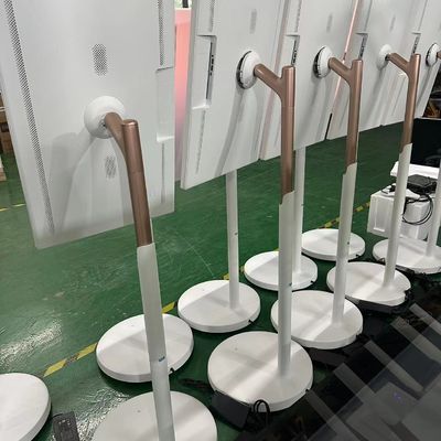 32 Inç Taşınabilir Akıllı Etkileşimli Dokunmatik Kiosk Mobil Kablosuz Döner LCD Ekran