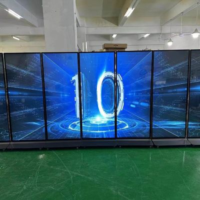 69.3 inç Free Standing Digital Signage Indoor Ultra ince LCD Tam Ekran