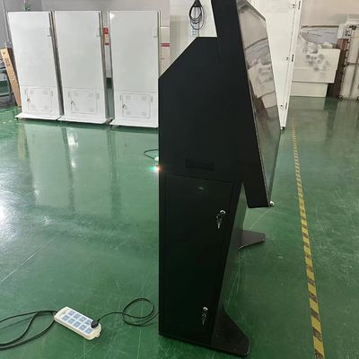 55 inç Stand dokunmatik ekran Kiosk LCD Pcap monitörü i7 bilgisayarı ile