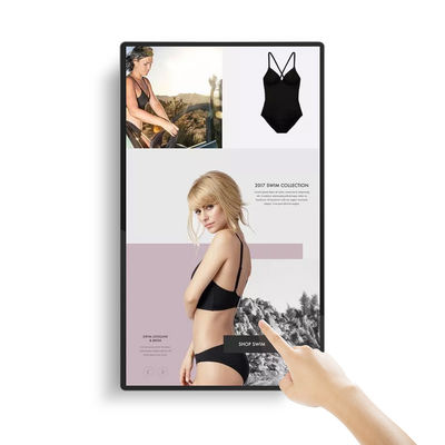 32' 'Duvar Montajı Dijital İşaretleri Termal Yazıcı ve Tempered Glass Koruması
