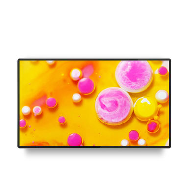 65 inçlik 4K Ultra HD Duvar Montajlı Dijital İşaret 4mm/10mm Spliced Kenarları ve Kızılötesi Dokunma Paneli