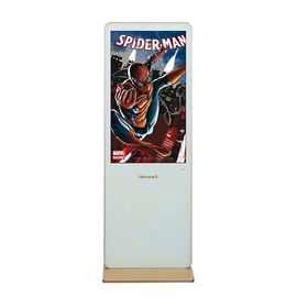 Tekerlekler üzerinde Alışveriş Merkezi Dikey Dijital Tabela Kiosk İnteraktif Dokunmatik Ekran Kiosk