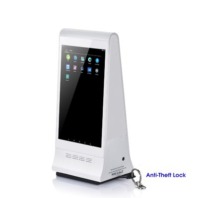 8 inç Masaüstü Dijital Sipariş Çağrı Ekranı LCD Ekran Reklam Oyuncusu Menü Güç Bankası ile