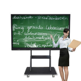 İnteraktif Multi Touch Dijital Tabela 75 Inç Alüminyum Alaşımlı Gövde Malzemesi