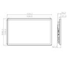 Duvar Montaj Dijital Tabela İnteraktif Ekranlar 43 İnç LCD Rezistif Dokunmatik Ekran Paneli