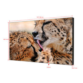 Samsung / LG Ultra dar çerçeve 3.5mm1.8mm siyah metal çerçeve 3x3 2x2 46 &quot;47&quot; 49 &quot;55&quot; inç LCD DID video duvar