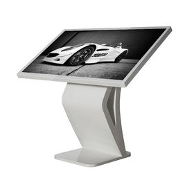 Yalnız Çoklu Dokunmatik Dijital Tabela LCD Ekran 55 inç Soğuk Haddelenmiş Çelik Konut Standı