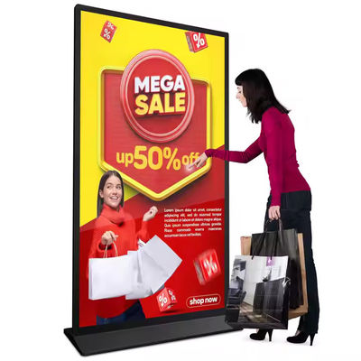 75 Kalıcı Dijital İşaret İçeride Ultra İnce LCD Tam Ekran