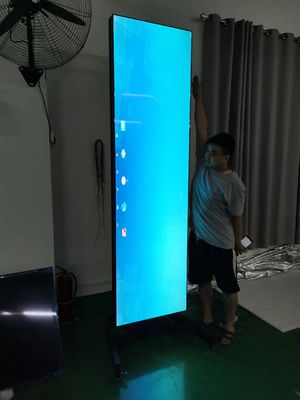Dijital işaretleme ve çubuk LCD ekranı için 1920 * 1080 çözünürlüğü ve 400CD / M * 2 parlaklığı ile 86 inç gerilmiş LCD ekranı
