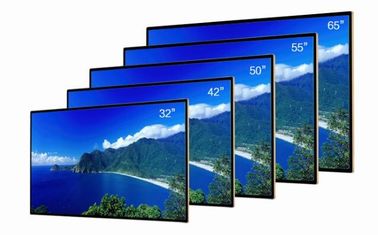 Pencere / Android Sistemi ile Büyük Boy Duvara Montaj Dokunmatik Ekran Monitör Düz Panel