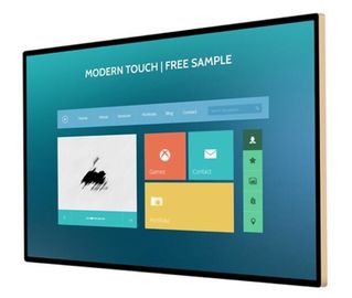 Pencere / Android Sistemi ile Büyük Boy Duvara Montaj Dokunmatik Ekran Monitör Düz Panel
