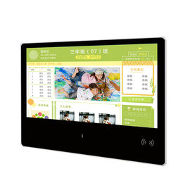 22 "LCD RFID Duvara Monte Dijital Tabela, Öğrenciler Giriş İçin LCD Reklam Ekranı