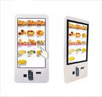 19, 22, 27, 32, 37 inç Ayaklı Dokunmatik Ekran Self Servis Kiosk Kiosk Sipariş Yemek Kiosk Otomatı için Kullanıldı