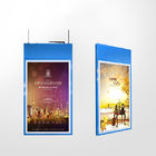 Asılı Dijital Tabela Reklam Ekranı 43 &amp;#39;&amp;#39; Çift Taraflı Alışveriş Windows Ekranı