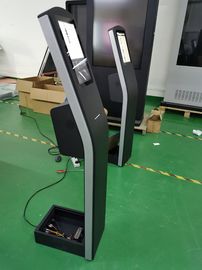 12.1 inç zemin ayakta kapasitif dokunmatik ekran kiosk ile THERMAL yazıcı dahili Android veya PC OS ödeme kiosk