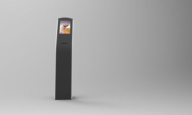 12.1 inç zemin ayakta kapasitif dokunmatik ekran kiosk ile THERMAL yazıcı dahili Android veya PC OS ödeme kiosk