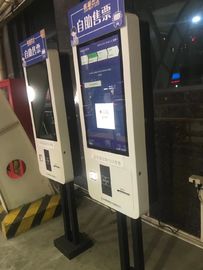 32 inç Nfc Self Servis Bankacılık Köşk Terminali 10 Noktalı Ture Falt Pcap Dokunmatik ekran kiosk