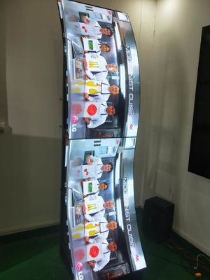 OLED 55 &quot;1920x1080 400cd / m2 Zemin Standı Reklam Oyuncusu