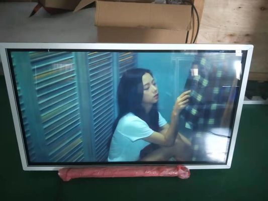 süper ince asansör dijital tabela parlak beyaz 42 inç Dokunmatik Ekran alışveriş merkezi tıbbi kapalı