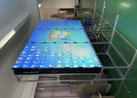 Kapalı 450CD 2X3 LCD Ekleme Video Duvar 46 inç WLED Arka Işık