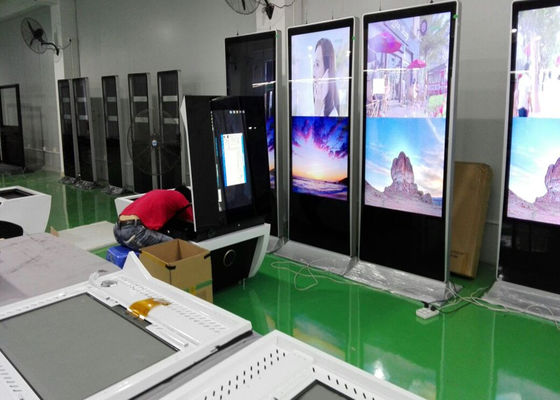 LCD Dijital Tabela zemin standı Android 7.1 işletim sistemi 43 inç WiFi Reklamcılık FCC