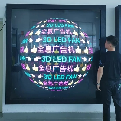 8 Kollu 3d Holografik Projektör 650mm Ekran Fanı 150cm ABS PC