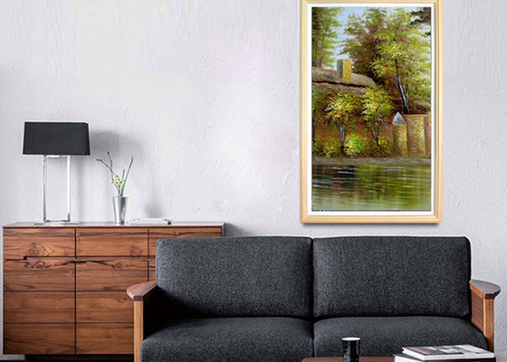 Akıllı Dijital Fotoğraf Çerçevesi için Galeri Ahşap Tabela