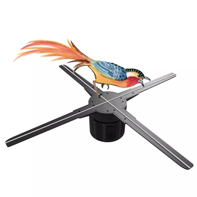Holograma Yüksek çözünürlüklü 75cm Bulut Kontrol Ekleme Wifi Holografik ekran Led Holograma 3D Fan