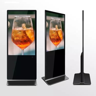 50 inç Kapalı Android Zemin Ayakta Dokunmatik Ekran Kiosk LCD Dijital Tabela