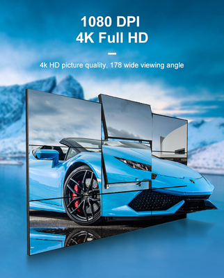 46 49 55 İnç Dijital Tabela Video Duvarı 2x2 3x3 4x4 4K Reklam LCD Ekleme Ekranı