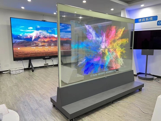 55 65 75 İnç Ticari Ekran OLED Video Duvar Kavisli Esnek Ekran