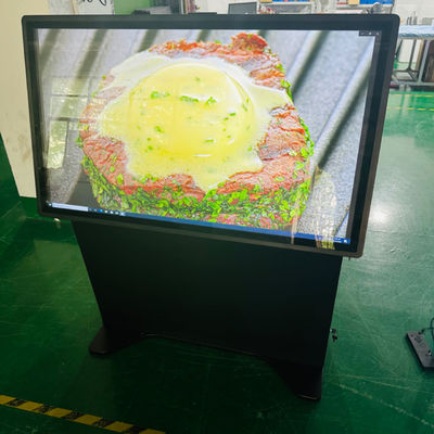55 inç Stand dokunmatik ekran Kiosk LCD Pcap monitörü i7 bilgisayarı ile