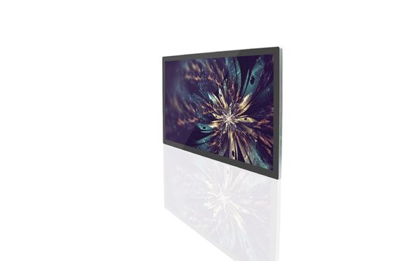 65 inçlik 4K Ultra HD Duvar Montajlı Dijital İşaret 4mm/10mm Spliced Kenarları ve Kızılötesi Dokunma Paneli