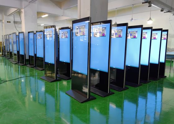 Iphone Şekilli Dikili LCD Reklam Dijital Tabela Totem Kiosk