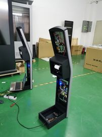 12.1 inç zemin ayakta kapasitif dokunmatik ekran kiosk ile THERMAL yazıcı dahili Android veya PC OS ödeme kiosk
